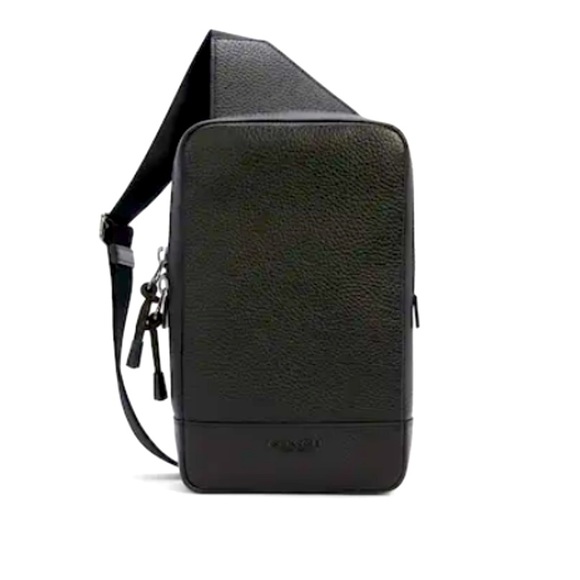 NWT Coach Turner Pack Black Sling backpack bag - Picture 4 of 13